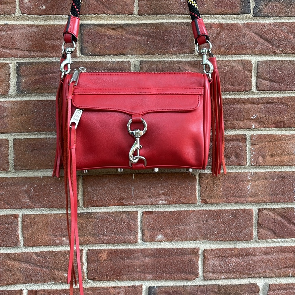 Rebecca Minkoff Red Leather Crossbody Bag